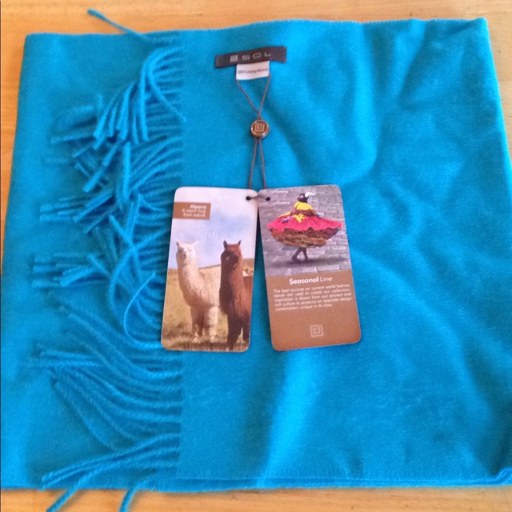 Alpaca Scarf Teal
